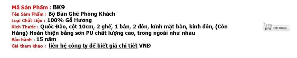 Đồ gỗ mỹ nghệ Đồng Kỵ Bắc Ninh Bộ Bàn Ghế Phòng Khách