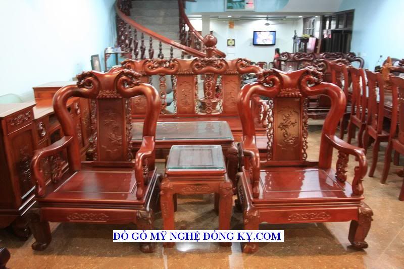 Đồ gỗ mỹ nghệ Đồng Kỵ Bắc Ninh Bộ Bàn Ghế Phòng Khách