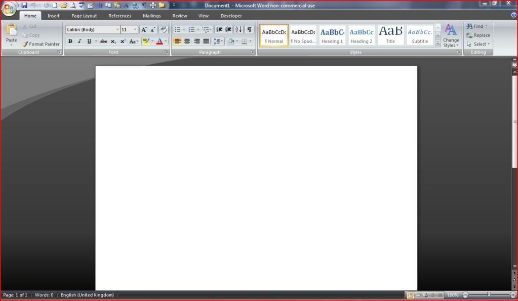 Microsoft Office 2010 Black Edition (32/64 bit)