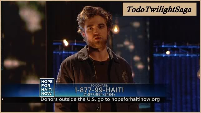 Robert Pattinson - Hope For Haiti
