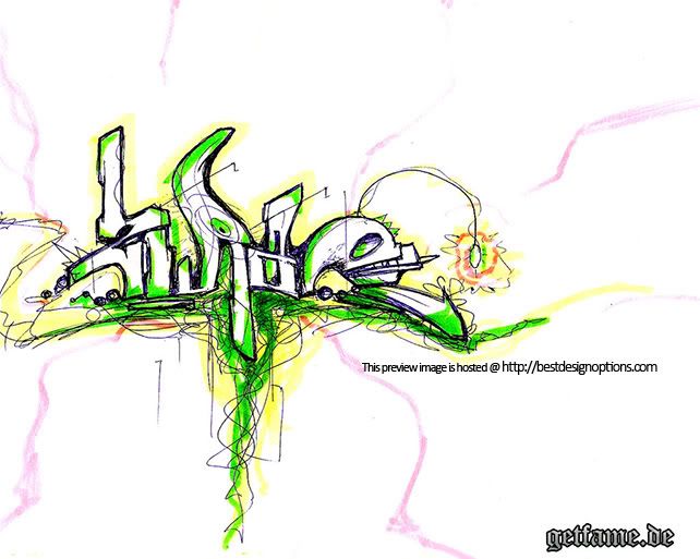 How to Draw Graffiti Names on