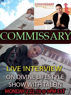 commissary,talein,interview,music,holy hip hop