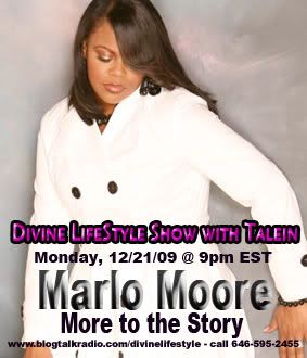 marlo moore,divinelifestyle,talein,recording artist