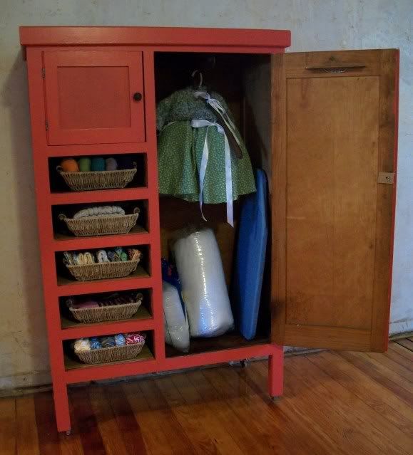 Craft Armoire inside