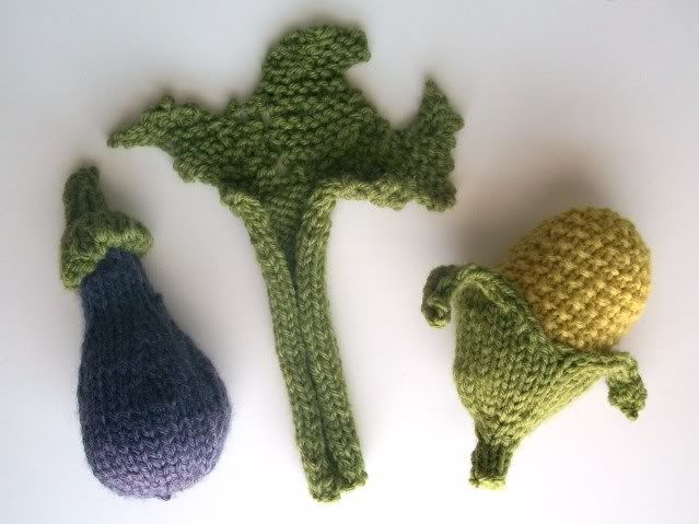 knit veggies