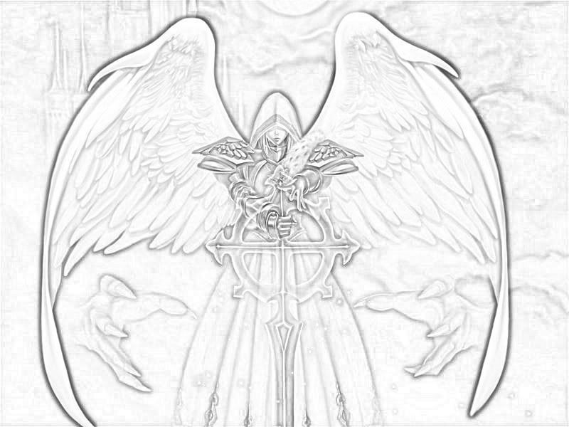 跪求 素描画 天使 要带完整翅膀的 是完整的 看好 是铅笔能画的!