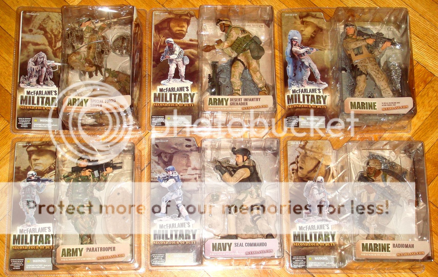 MCFARLANE MILITARY SECOND TOUR OF DUTY SNIPER ARMY SPECIAL FORCES MIB 