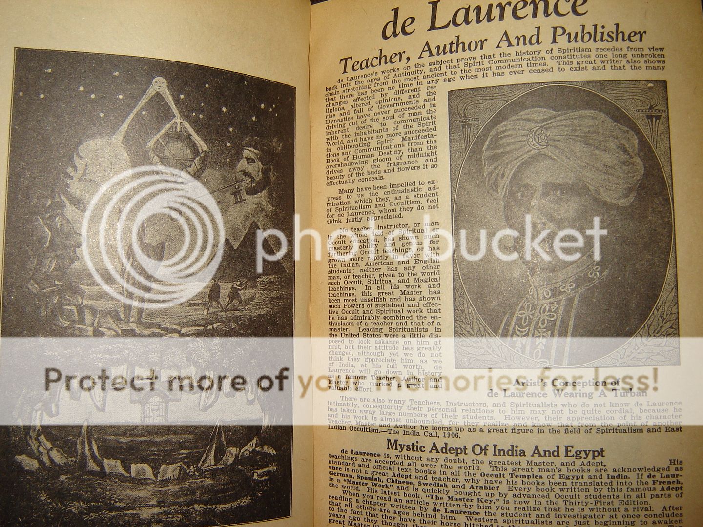 RARE OCCULT MAGIC CABALA ESOTERIC De LAURENCE CATALOG  