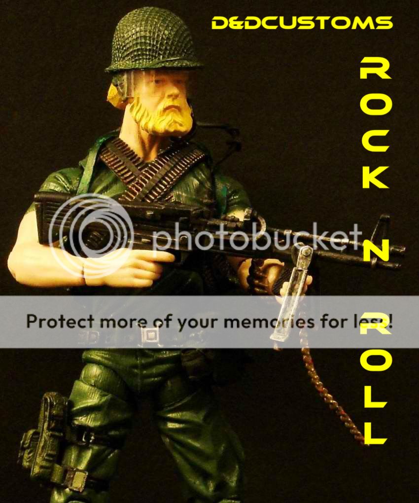 CUSTOM GI JOE MARVEL LEGENDS SIDESHOW ROCK N ROLL ARAH  