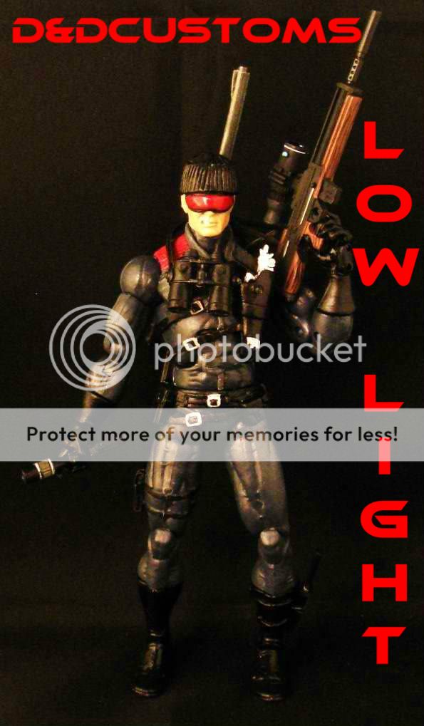 CUSTOM GI JOE ULTIMATE SOLDIER SNIPER LOW LIGHT DRAGON  