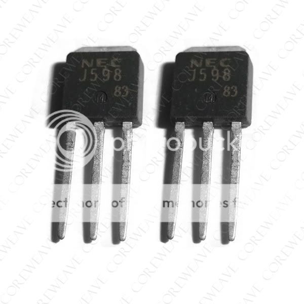 LOT OF (2) 2SJ598 Power MOSFET NEC J598 Transistor  