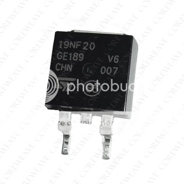 STB19NF20 N Channel Power MOSFET 200V 15A 19NF20  