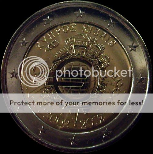 Euro Gedenkmünze Zypern 2012 10 Jahre Euro Bargeld