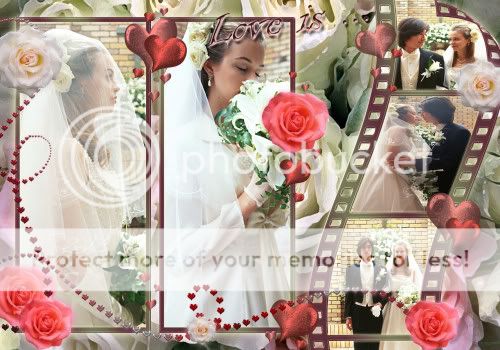 PSD Wedding Photo Album Templates For Photoshop  