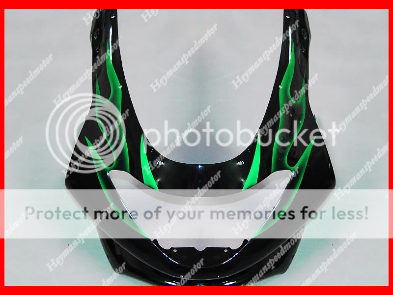 Aftermarket Fairing For YZF600R Thundercat Green Fire Y6007  